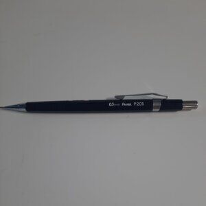 Pentel Japan P205 0.5mm Mechanical Pencil Black Classic Drafting Pencil